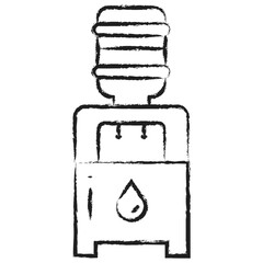 Hand drawn Water dispenser icon