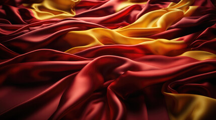 Spain flag fabric