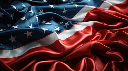 United States flag fabric