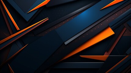 Photo of abstract shapes in contrasting colors against a dark background