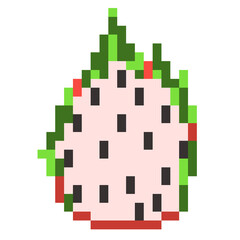 Dragon Fruit Pixel Art 