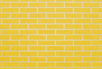 黄色のブロック塀