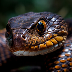 Fototapeta premium Close up of a snake head