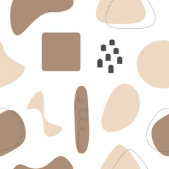 Abstract seamless pattern. Vector illustration for prints, wallpapers.
