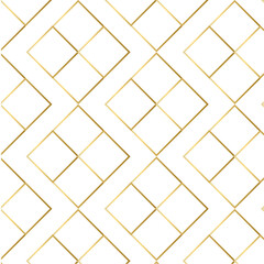 Golden pattern in the form of a rhombus
