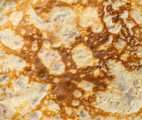 freshly baked crepe