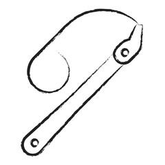 Hand drawn Strap wrench icon