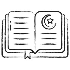 Hand drawn Quran icon