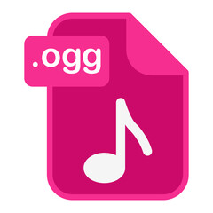 OGG Music Icon - High-Quality Sound Symbol