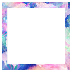 basic colorful squared frame, generative ai, squared frame for design