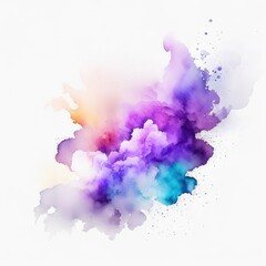 abstract watercolor background with smoke