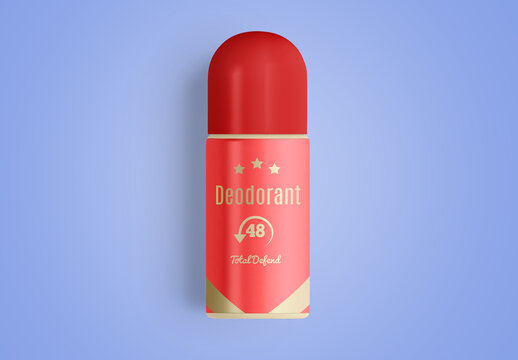 Roll on Bottle Mockup - Top View