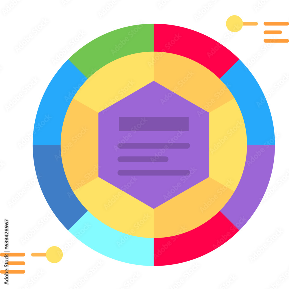 Wall mural Infographic elements Icon