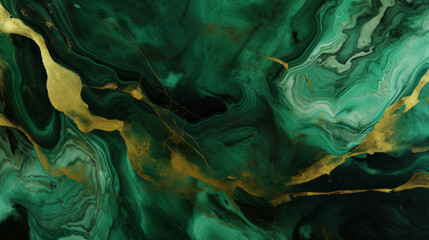A stunning green and gold marble background