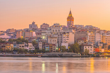 Fototapeta na wymiar Downtown Istanbul cityscape of Turkey