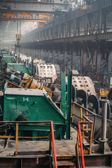 Mill grinds ore in ore dressing treatment plant