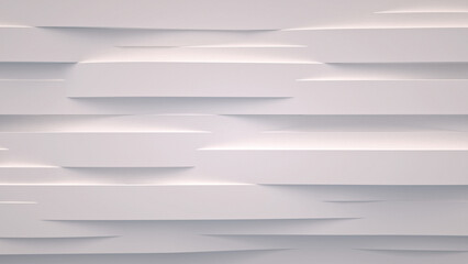 Stripes on the surface. Bright, milky wave abstract background.