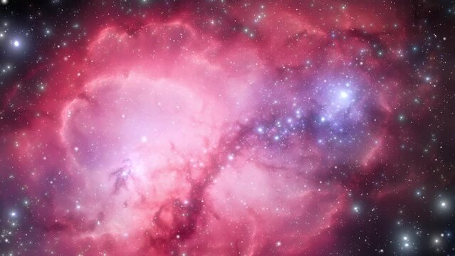 Celestial beauty captured in a cosmic tableau featuring galaxies and twinkling stars.