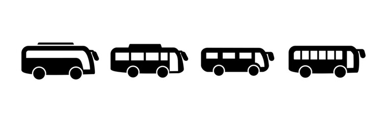 Bus icon vector. bus vector icon