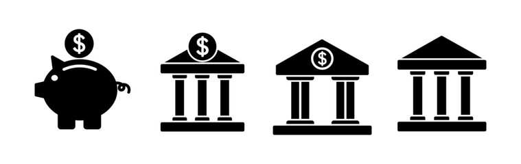 Bank icon vector. bank icon symbol