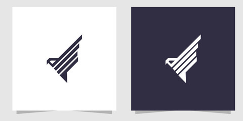 eagle logo design vector