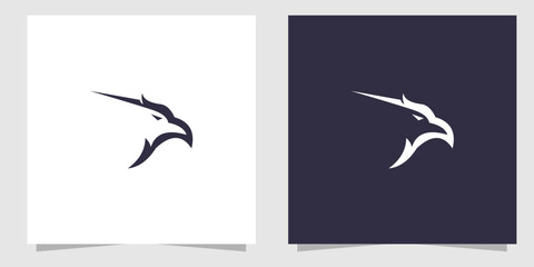 eagle logo design vector