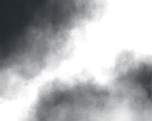 曇り空の水彩風背景イラスト　