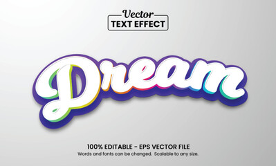 Elegant And Coloful Text Effect Design, Editable Text Effect.