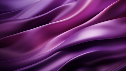 Elegance abstract soft focus wave glossy purple fabric use for background