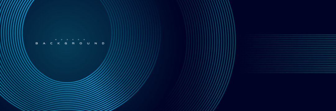 abstract dark background with glowing wavy blue lines