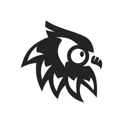 owl logo template Isolated. Brand Identity. Icon Abstract Vector graphic