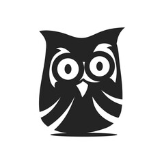owl logo template Isolated. Brand Identity. Icon Abstract Vector graphic