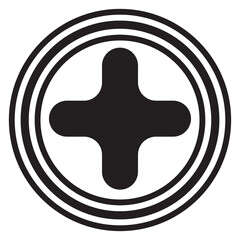 Obraz premium caduceus icon on metal internet button