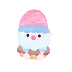 christmas toy snowman isolated