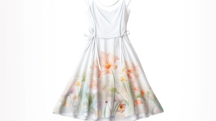 dress on white