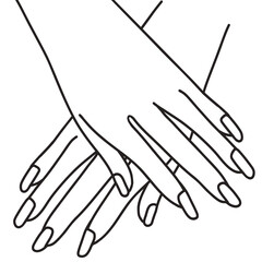 Woman hands 