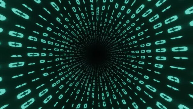 binary code background loop
