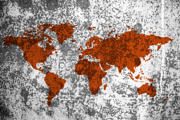 world map texture as background