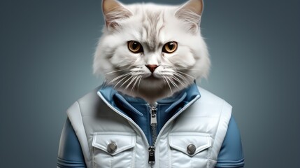 cat with Vest