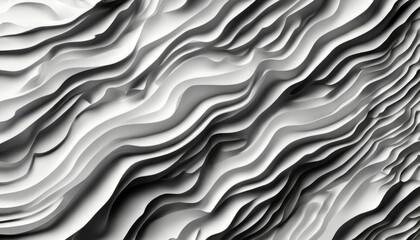 A white abstract texture presented in a 3D paper art style