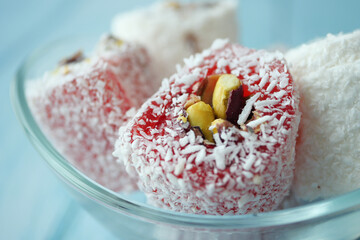 traditional Turkish delight With Nut 