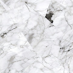 Seamless Pattern White Marble