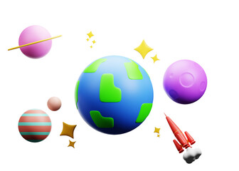 3D cute icons to complement the design