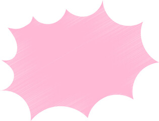 Hand drawn comic speech bubbles