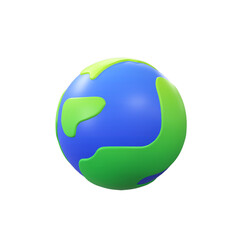 Ecology 3D Icon Illustration