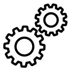 Gear Setting outline icon