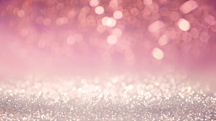 Gold and pink lights, AI Generated