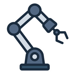 Robotic Arm filled line icon