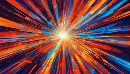 Obraz premium Abstract background adorned with a spectrum of bright, multicolor hue