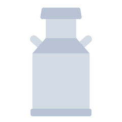 Milk Can flat icon